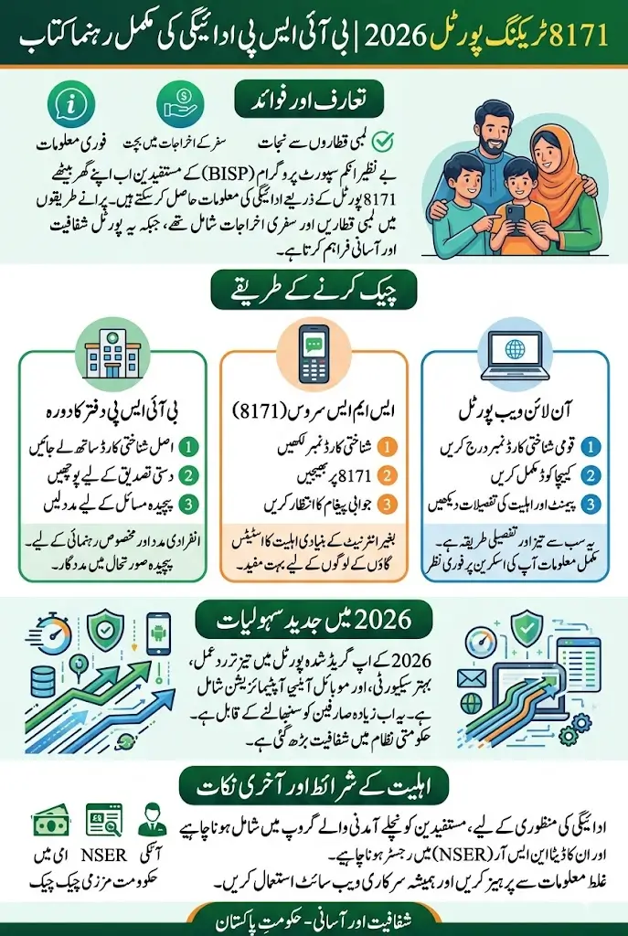 8171 Tracking Portal 2026 To Verify BISP Recent Release Payment Full Guide