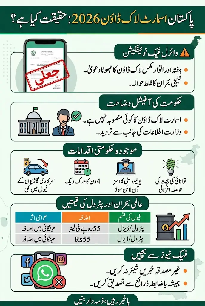 Pakistan Smart Lockdown Has Govt Declared Or Not Full Details 2026