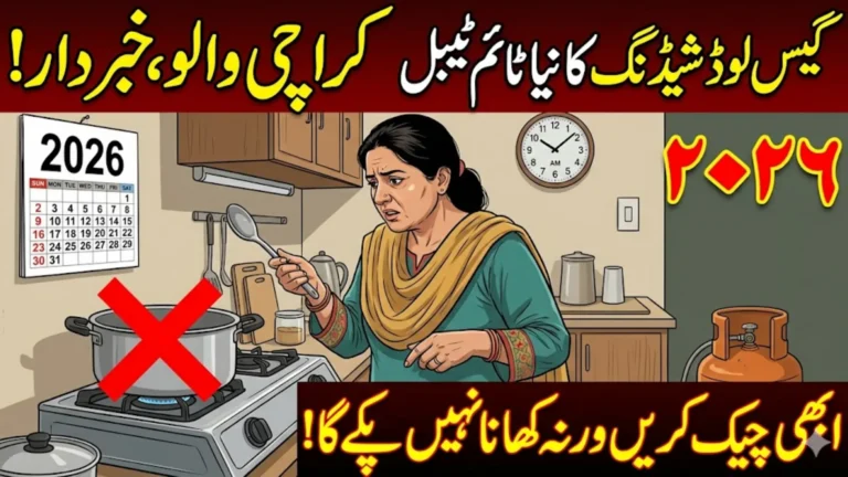Karachi Gas Load Shedding Time Announced 2026 Full Guide Step By Step
