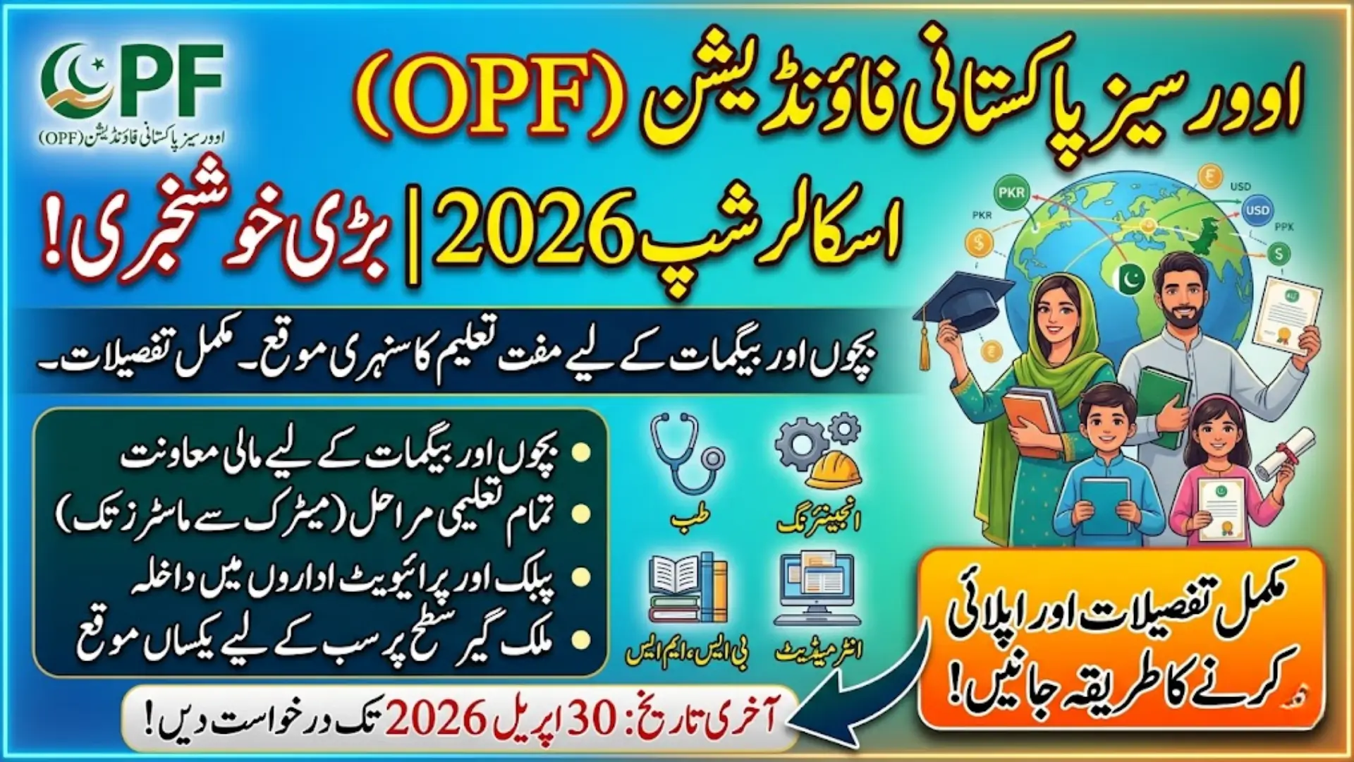 OPF Rolls Out Scholarships Overseas Pakistanis Foundation Full Guide 2026